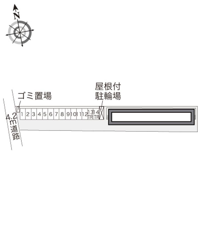 レオパレス秋桜 配置図