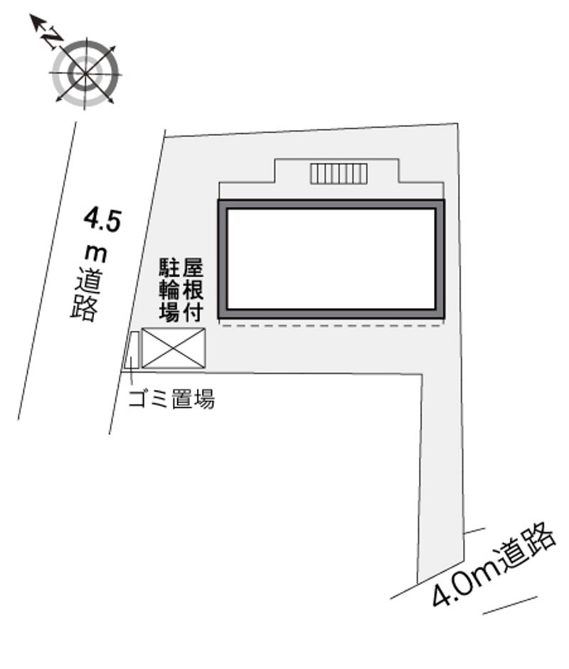 レオパレスサンジュリアン高ヶ坂 配置図