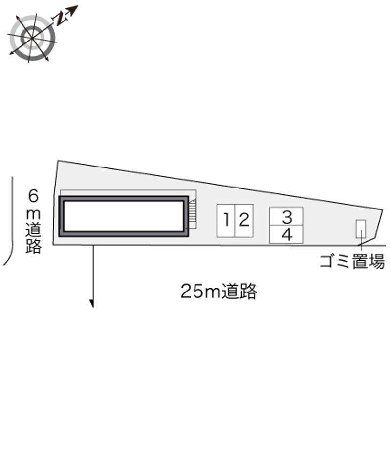 レオパレス若久　宮の下 駐車場
