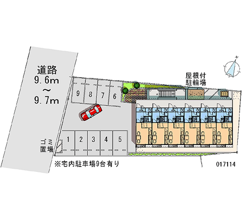 17114 Monthly parking lot