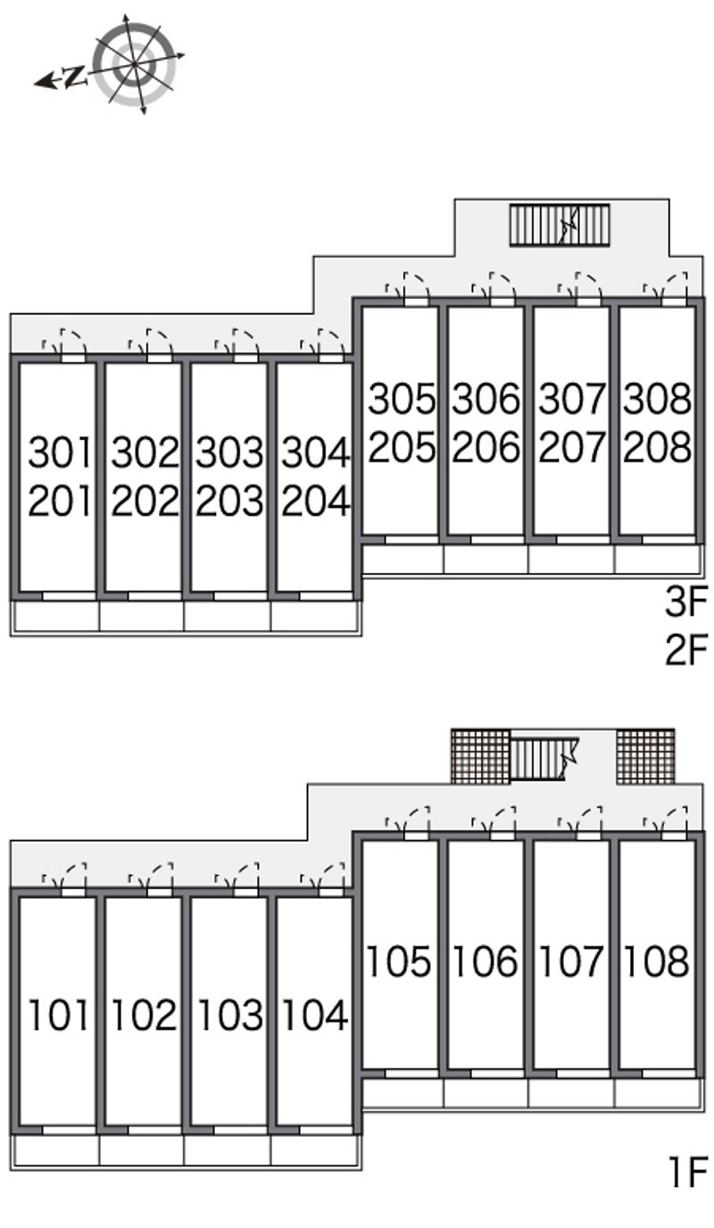 レオパレス空 間取配置図