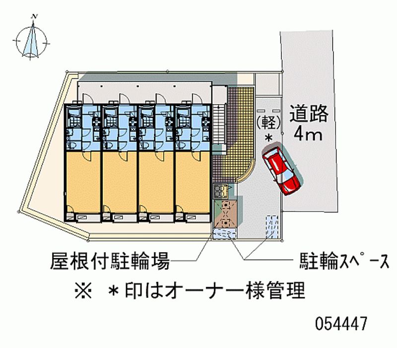 レオネクストカーサ大和Ⅱ 区画図