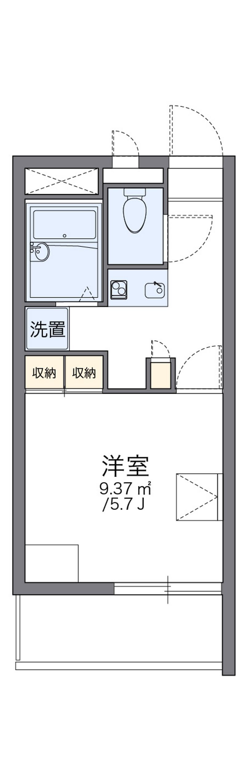 レオパレスＺｅｐｈｙｒ 間取図