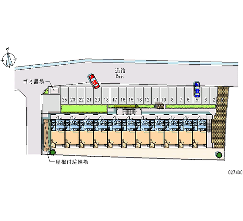 レオパレスブラン　Ｄｕｅ 月極駐車場