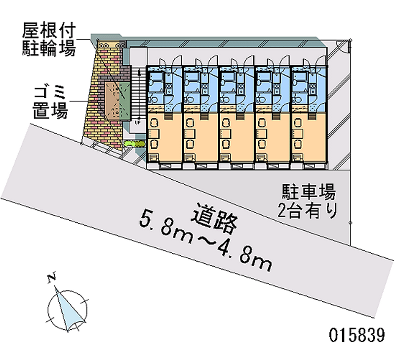 レオパレス森 月極駐車場