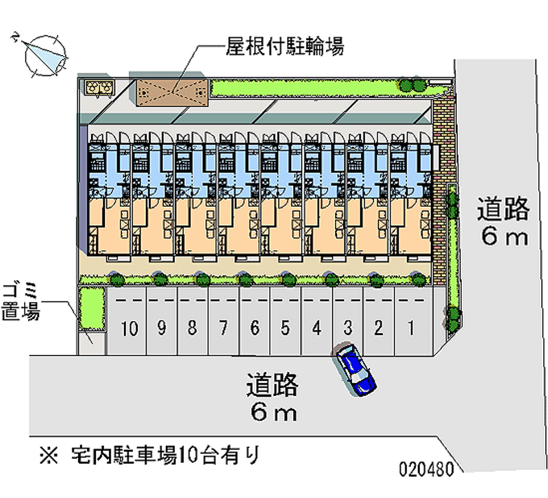 20480 Monthly parking lot