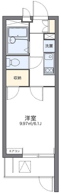 レオパレスノンノ　ミーオ 間取り図