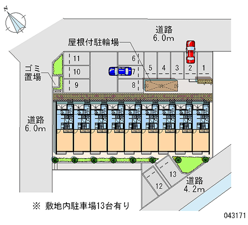 レオネクストタウンコート石塚 月極駐車場