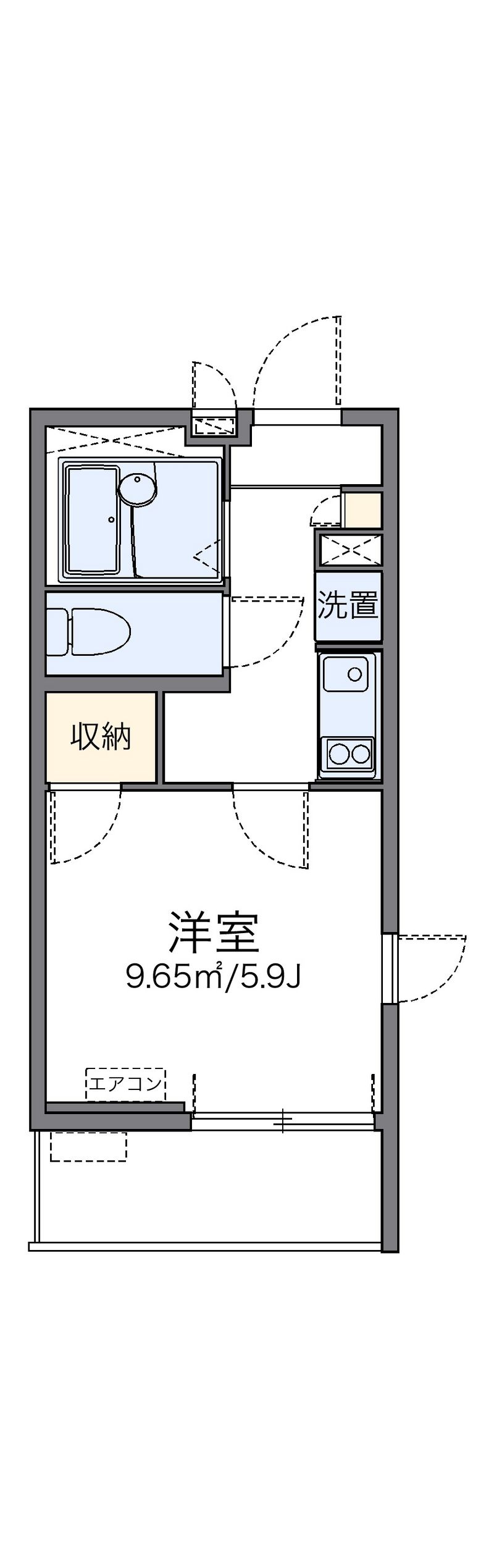 レオネクスト呉松Ⅰ 間取り