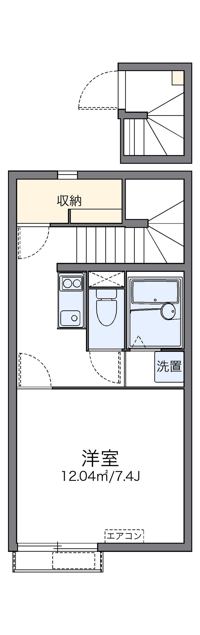 レオネクストメゾンド　平住 間取図