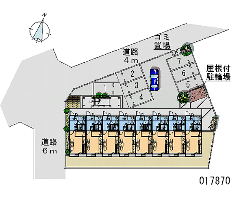 17870 Monthly parking lot