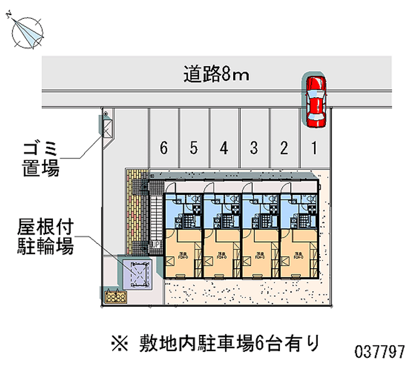 レオパレスサミット花和 月極駐車場