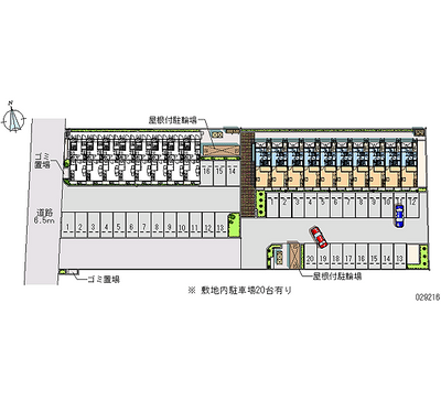 29216 Monthly parking lot