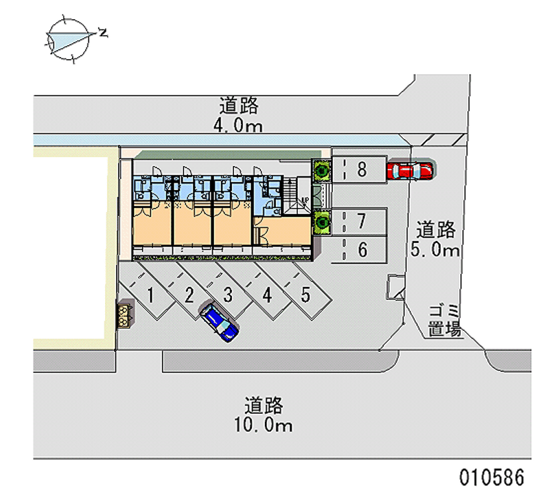 レオパレスＨＯＮＤＡ 月極駐車場