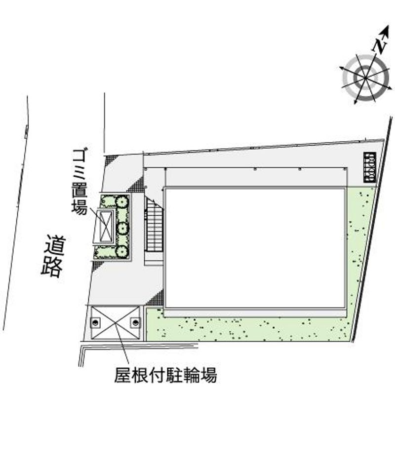レオパレスフラワーⅢ 配置図