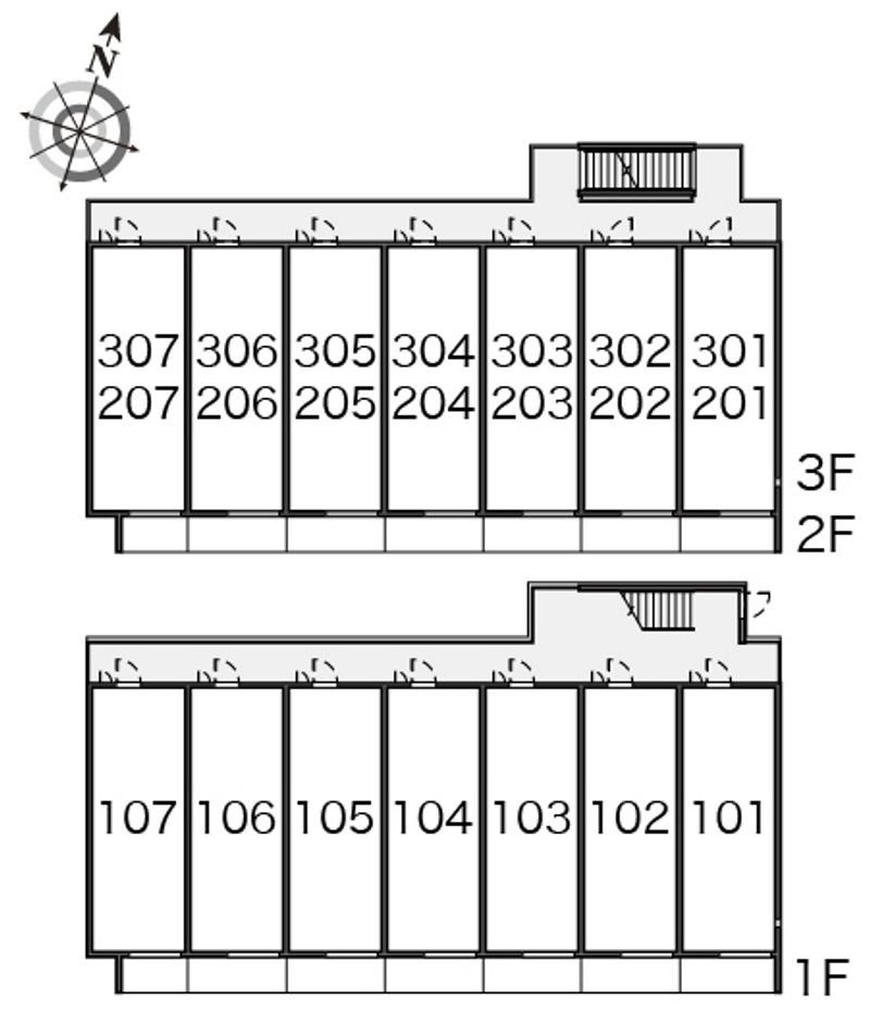 レオネクスト森 間取配置図