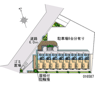 16587 Monthly parking lot