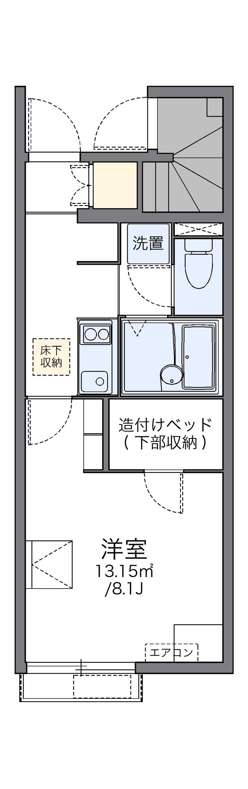 レオネクストアートラスＴａｋａ 間取図