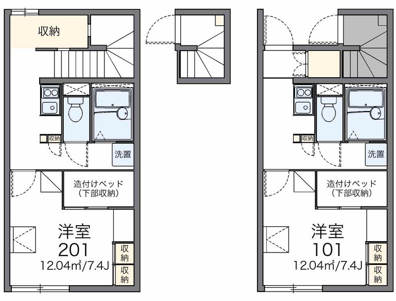 レオパレス大宮 間取図