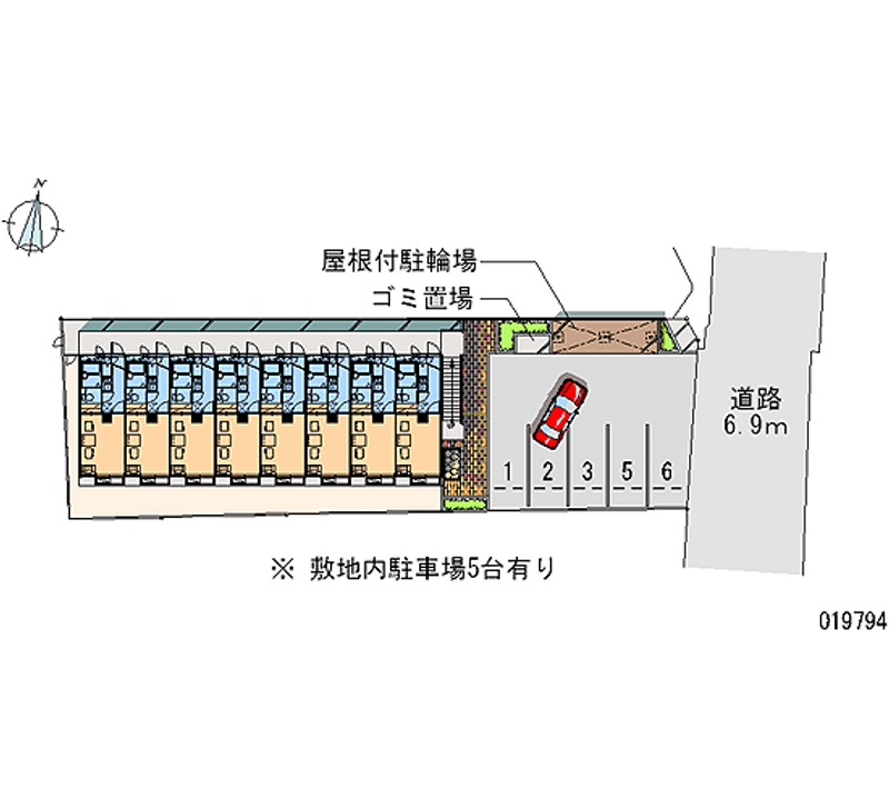 レオパレスＫｉｒａｒａ 月極駐車場