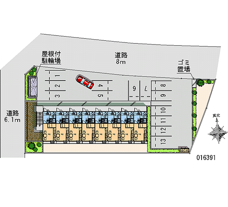 16391 bãi đậu xe hàng tháng