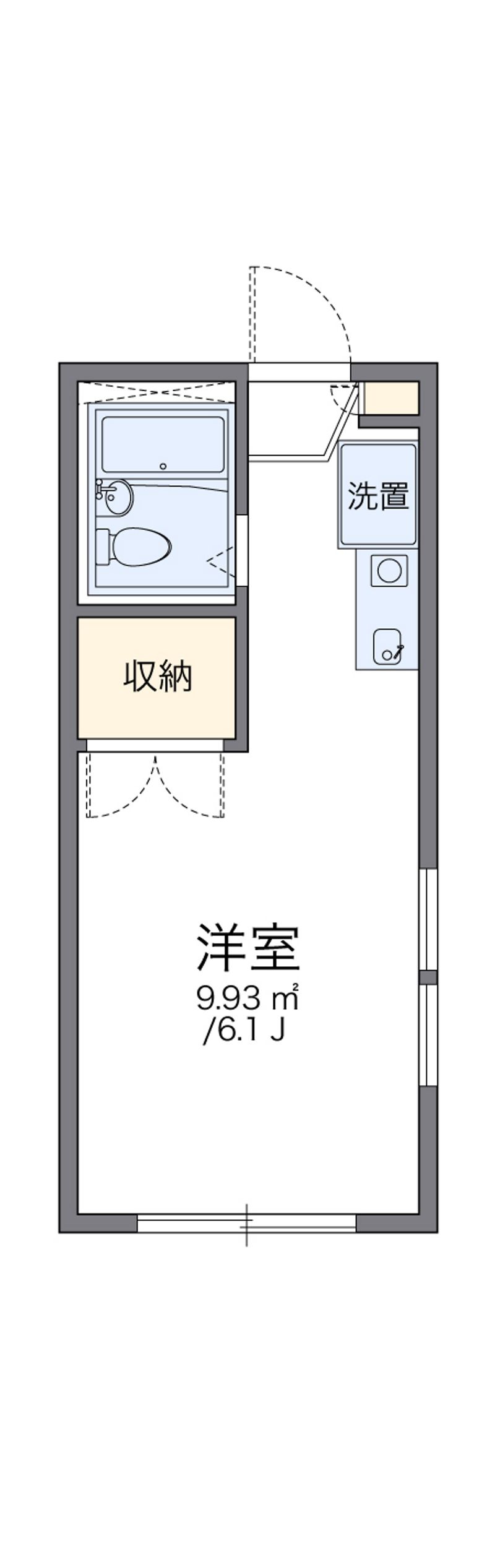 レオパレス島田黒石第１ 間取図