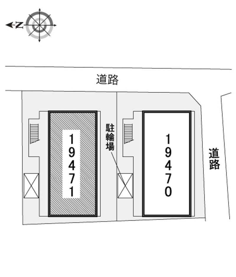 レオパレスプレミールⅡ 配置図