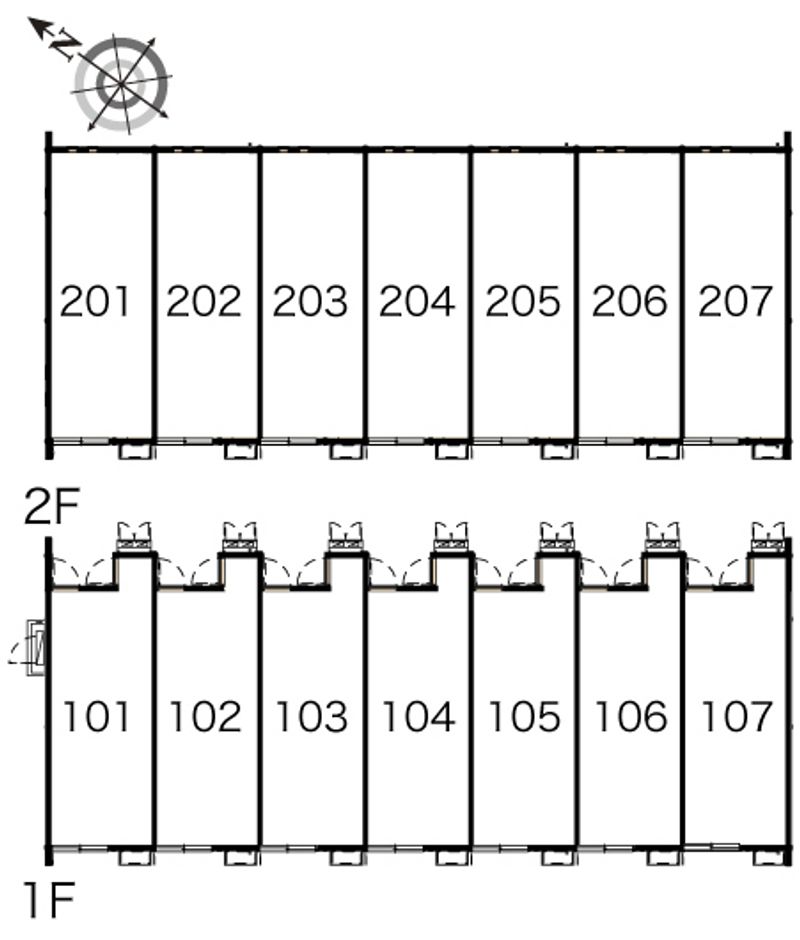 レオネクストミナミ 間取配置図