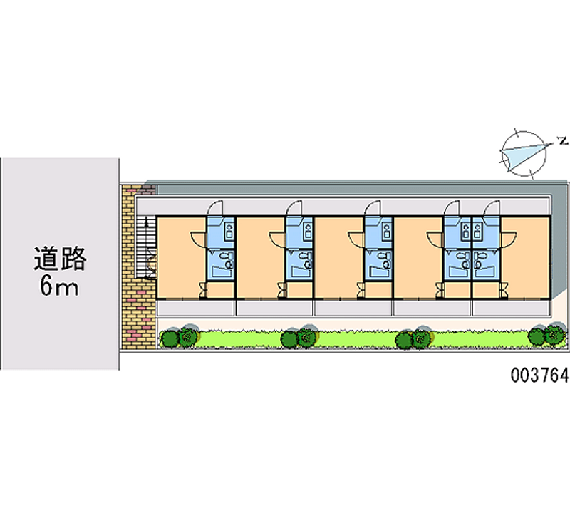 レオパレス豊田 区画図