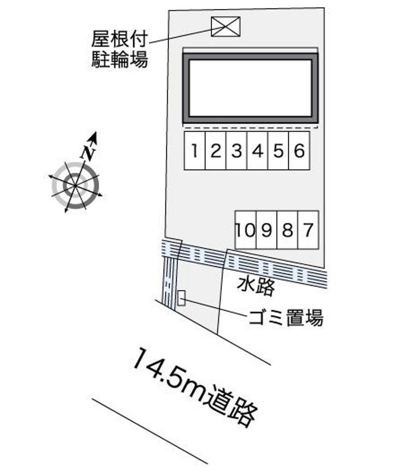 レオパレスＭＲＴ　ｕ 配置図