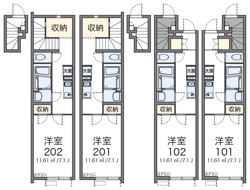 クレイノウェルテクス 間取図