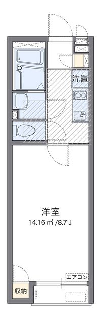 レオネクストクレール 間取り図