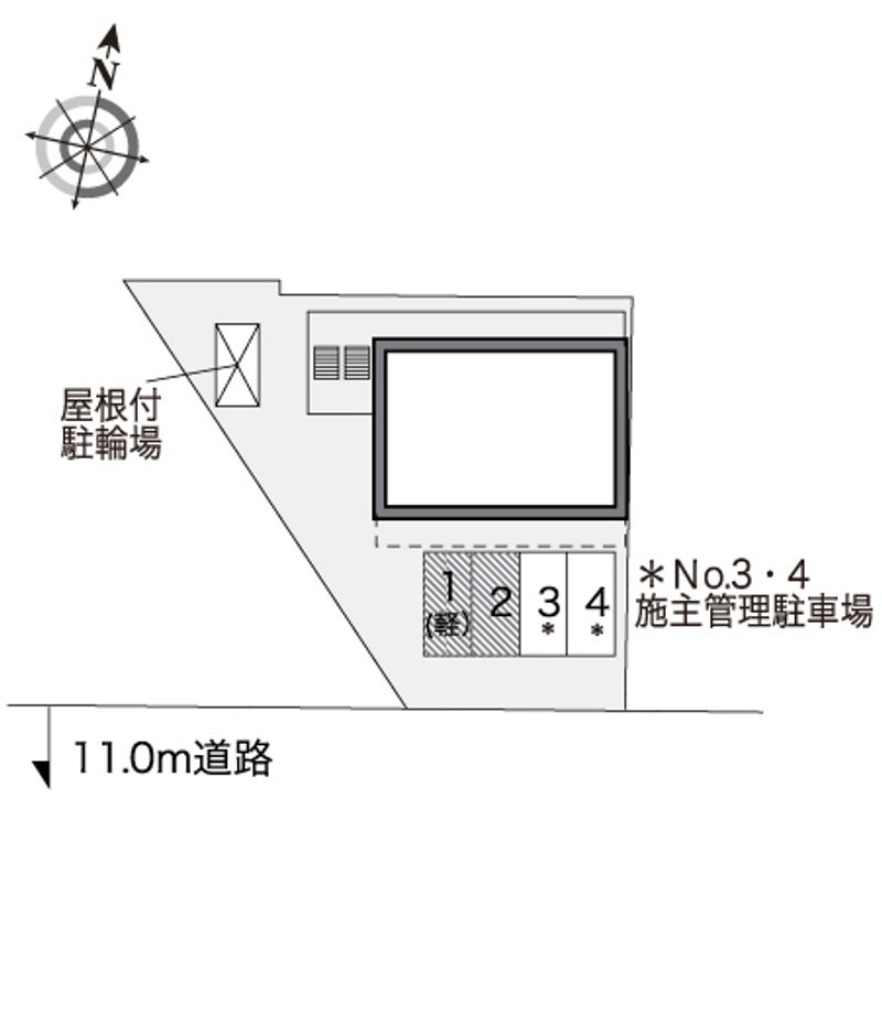 レオパレスＡＬＢＡ 配置図