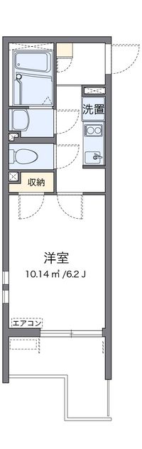 クレイノＫＩＹＯＭＩ 間取り図