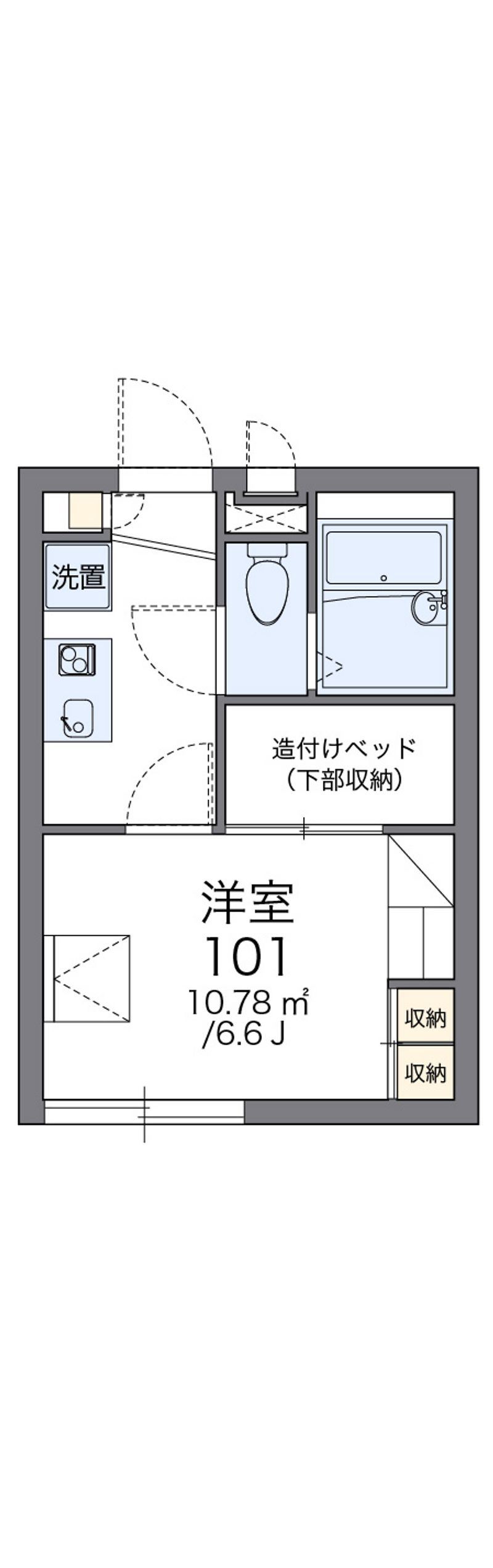 レオパレス杭瀬北新町Ⅰ 間取図