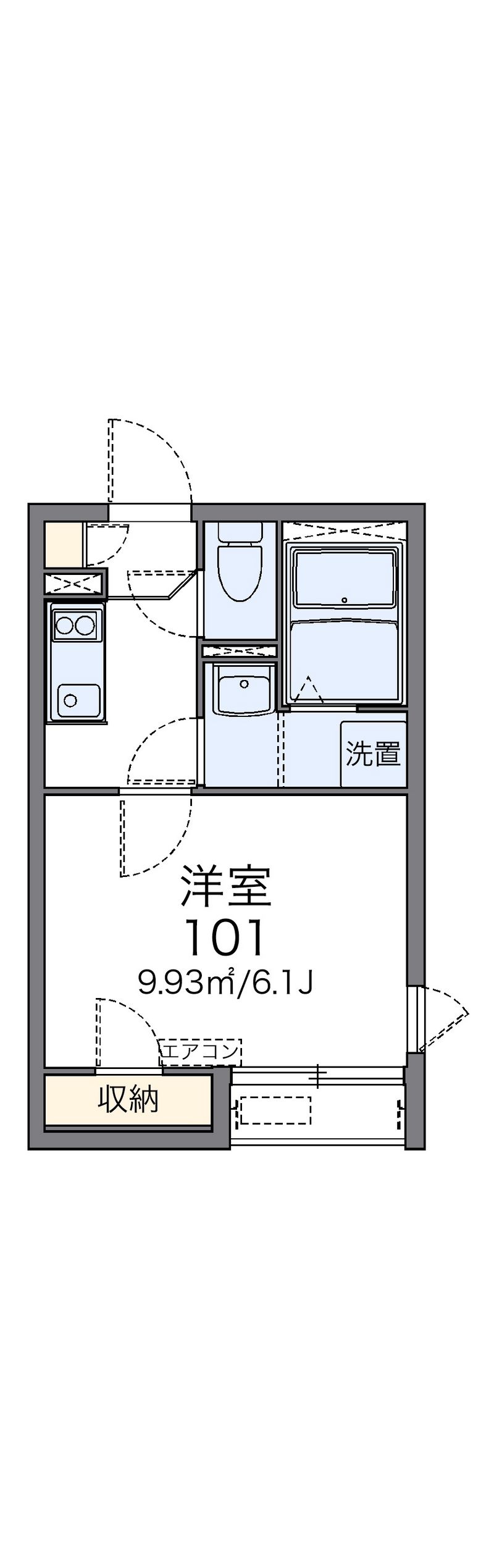 レオネクストコーポ花ノ木 間取図