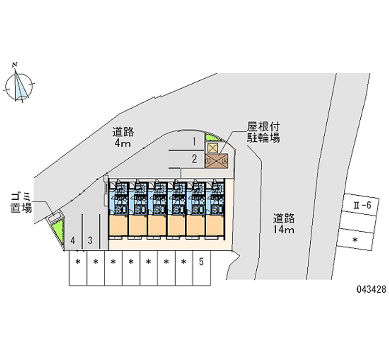 43428 Monthly parking lot