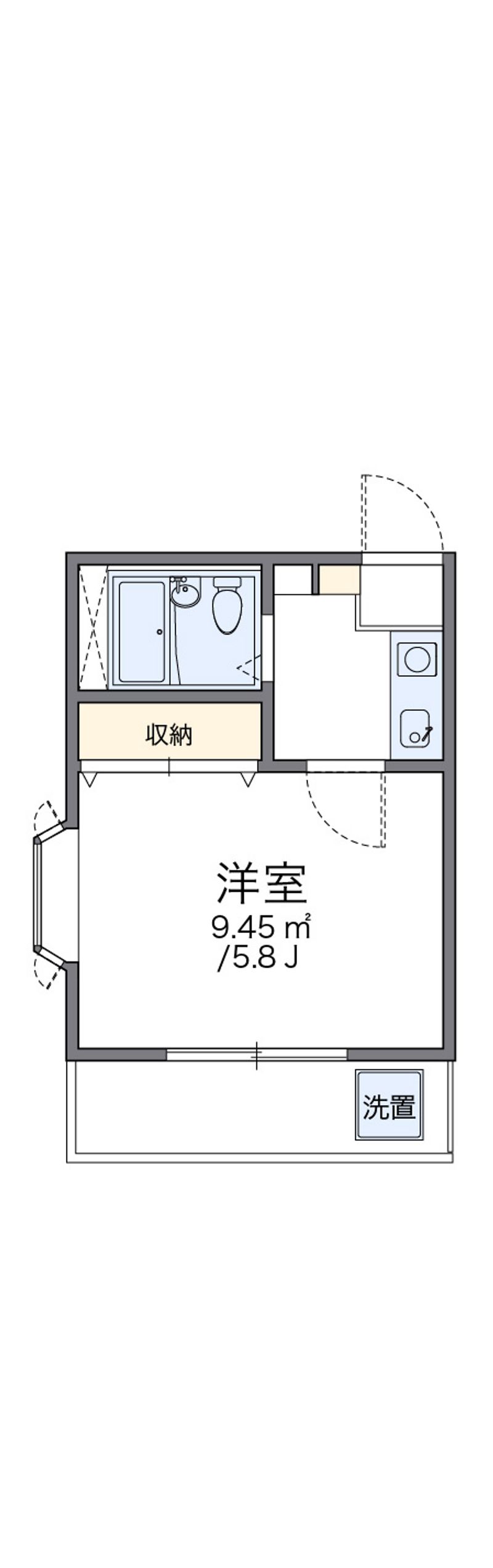 レオパレス井尻パートⅡ 間取図