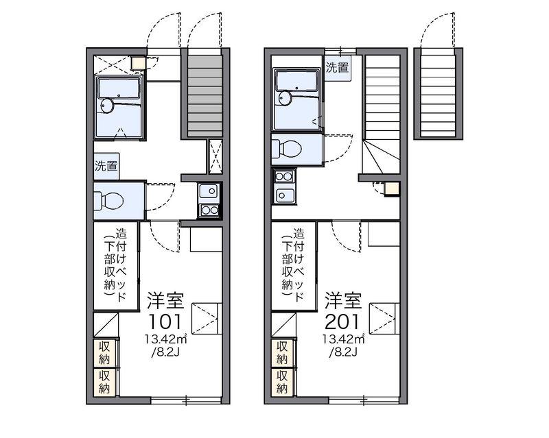 レオパレスＶｅｇｅｔａｂｌｅＩ 間取図