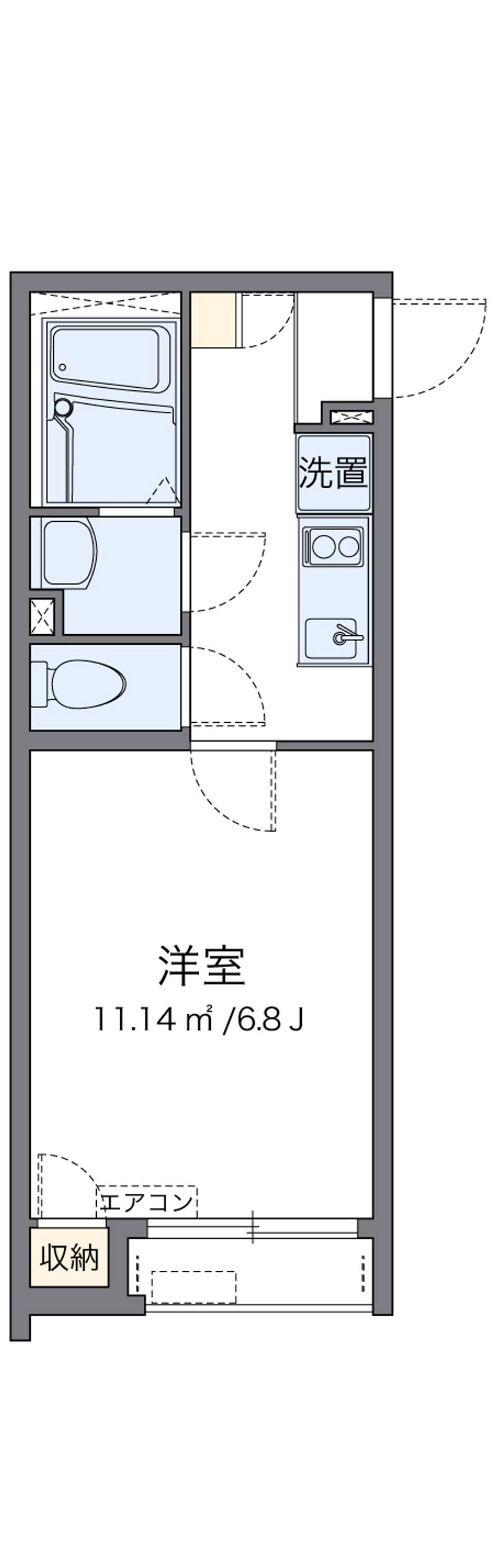 クレイノＫｉｍａｔａⅢ 間取図