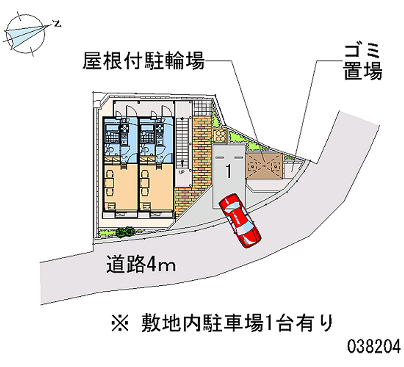 レオパレス新町グリーンパーク 区画図