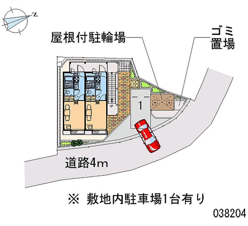 レオパレス新町グリーンパーク 月極駐車場