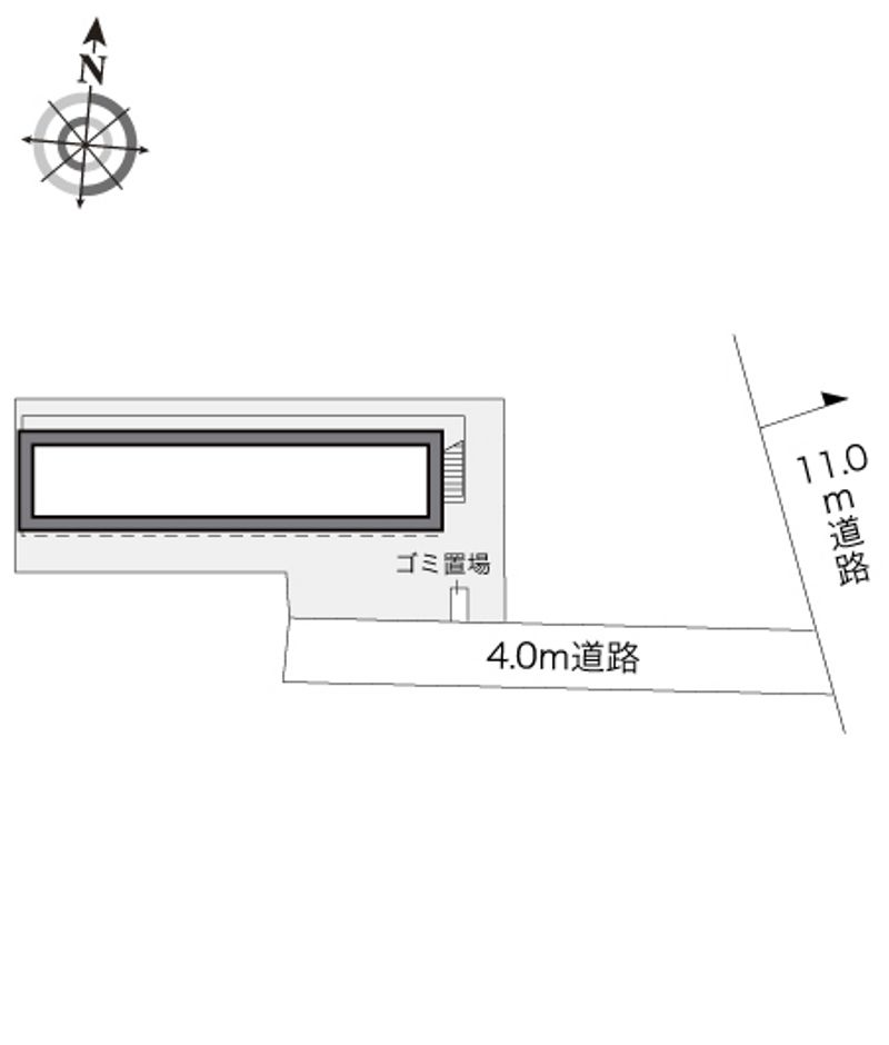 レオパレスガーネット 配置図
