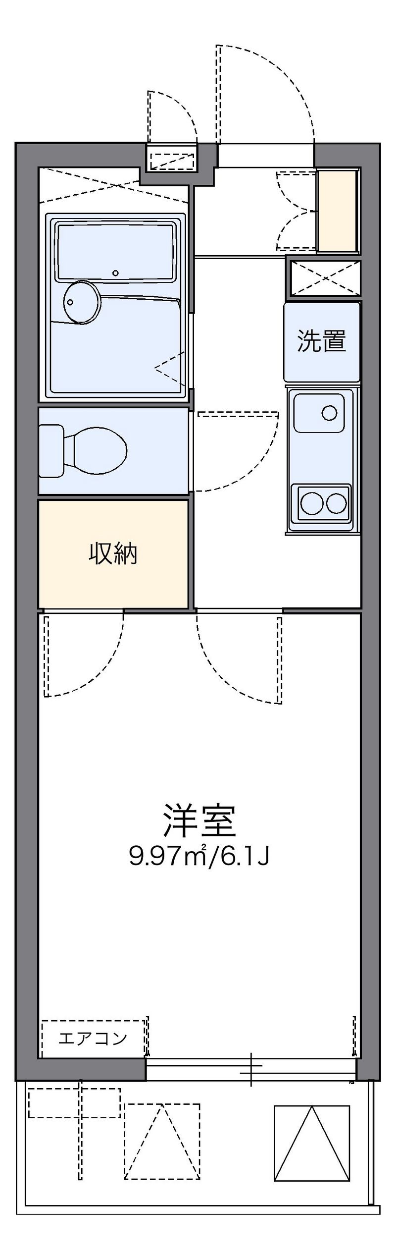レオパレスゆう 間取図