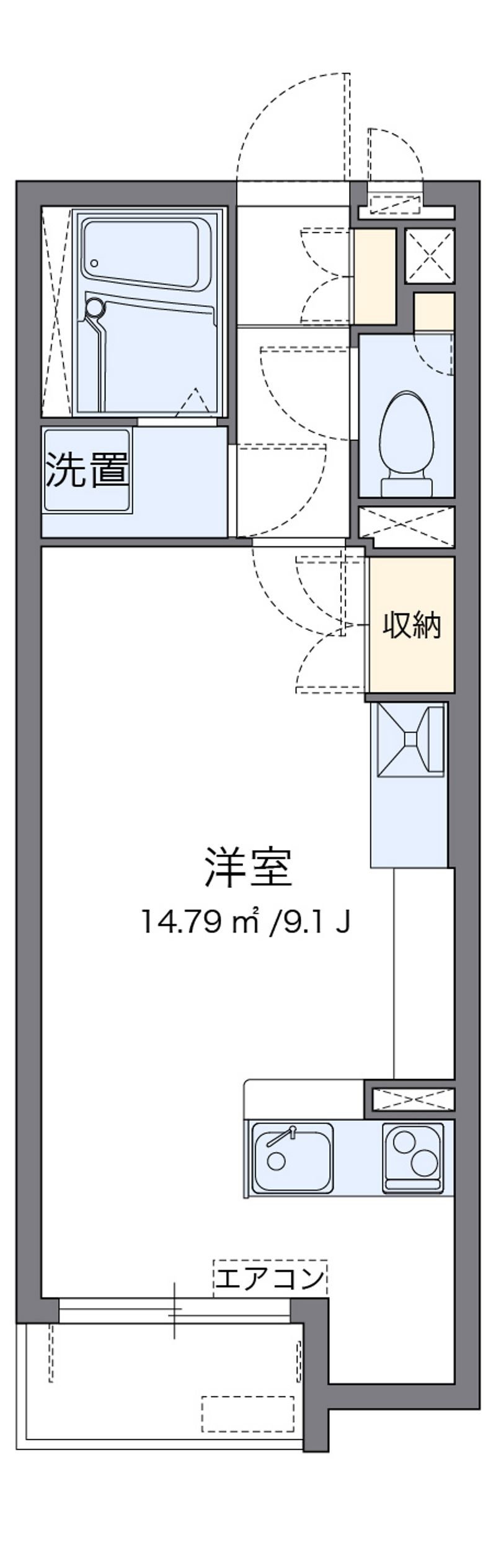 ミランダ姫路玉手 間取図