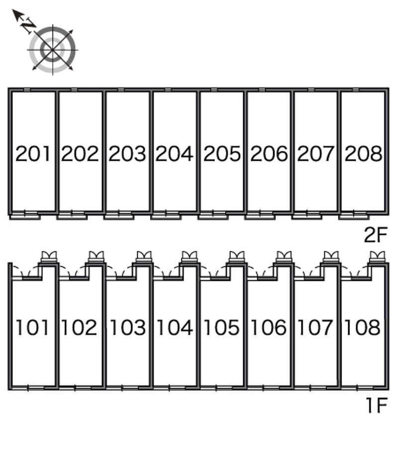 レオネクスト葵 間取配置図