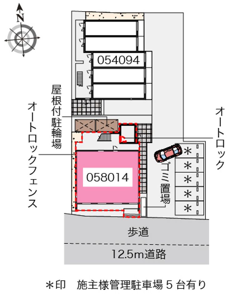 クレイノ港北Ⅱ 配置図