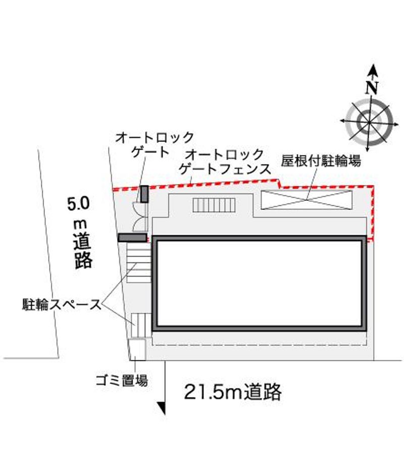 レオパレスコウド 配置図
