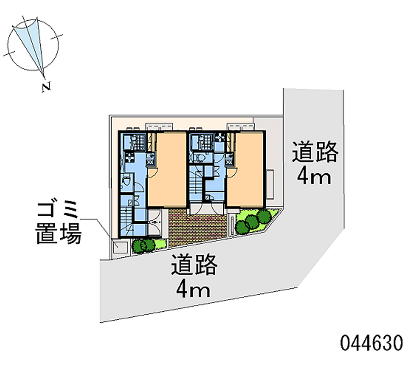 レオネクストＫｉｋｕｓｈｉ 区画図