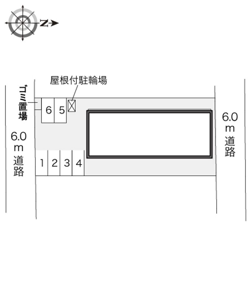 レオパレスヴィヴァーチェ青山 配置図
